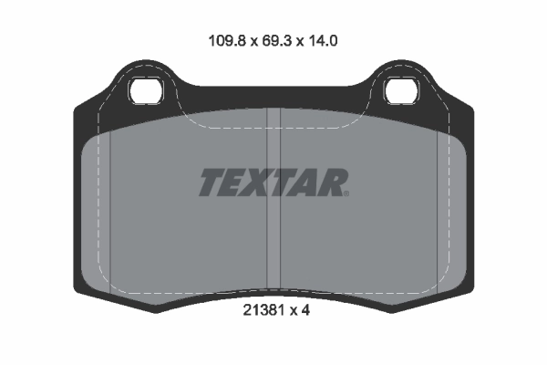 Brake Pad Set, disc brake Q+ 2138104