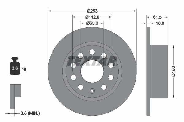 Brake Disc PRO 92306603
