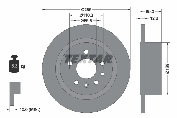 Brake Disc PRO 92067003