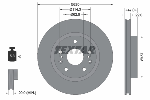 Brake Disc PRO 92268303