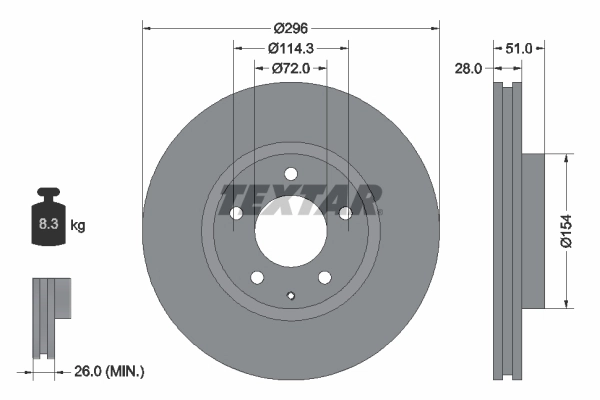 Brake Disc 92148100