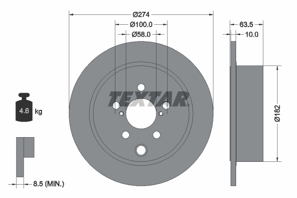 Brake Disc PRO 92262003