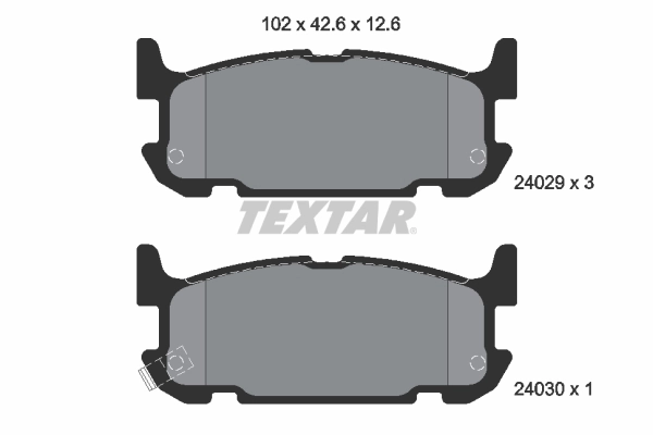 Brake Pad Set, disc brake 2402901
