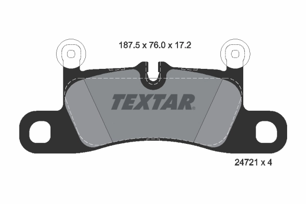 Brake Pad Set, disc brake 2472101