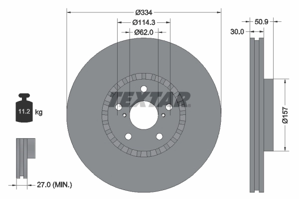 Brake Disc PRO 92147903