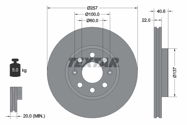 Brake Disc PRO 92145703