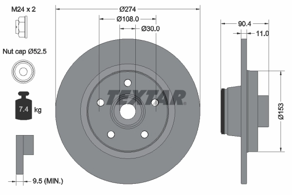 Brake Disc PRO 92196203