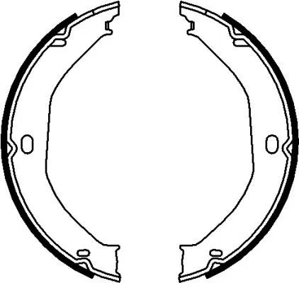 Brake Shoe Set, parking brake 91071700