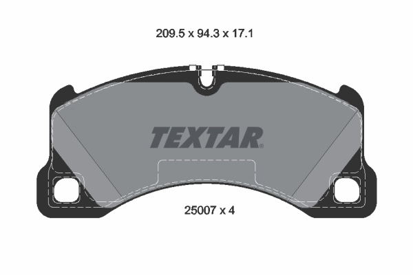 Brake Pad Set, disc brake 2500701