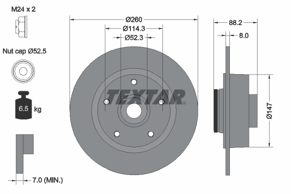 Brake Disc PRO 92195903