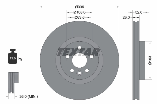 Brake Disc PRO 92168203