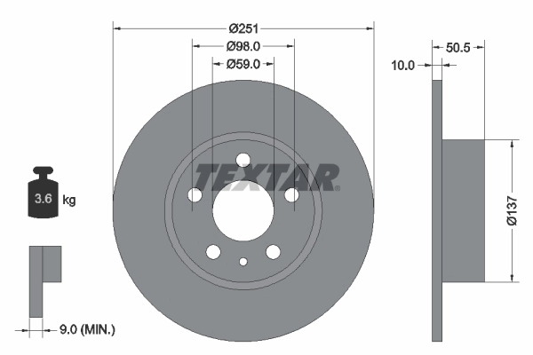 Brake Disc PRO 92046903
