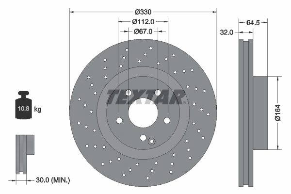 Brake Disc PRO+ 92120205