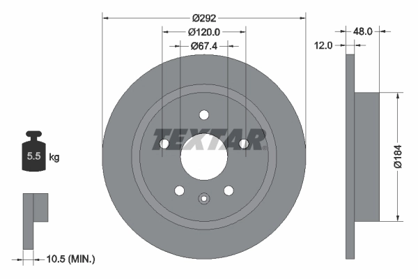 Brake Disc PRO 92222903