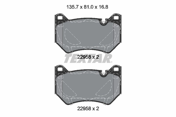Brake Pad Set, disc brake Q+ 2295801