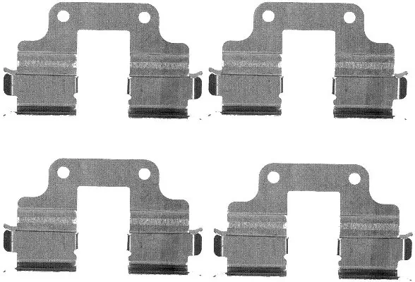 Accessory Kit, disc brake pad 82074100