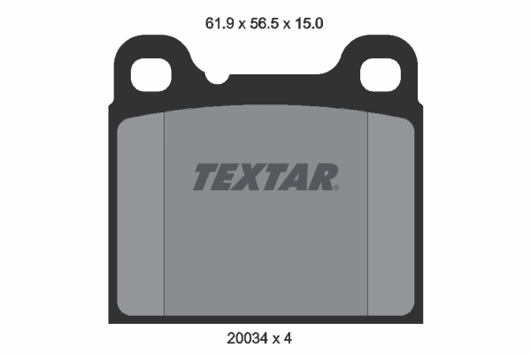 Brake Pad Set, disc brake 2003402