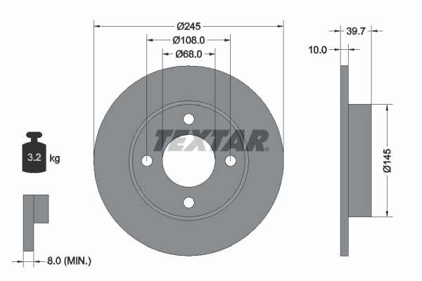 Brake Disc 92026300