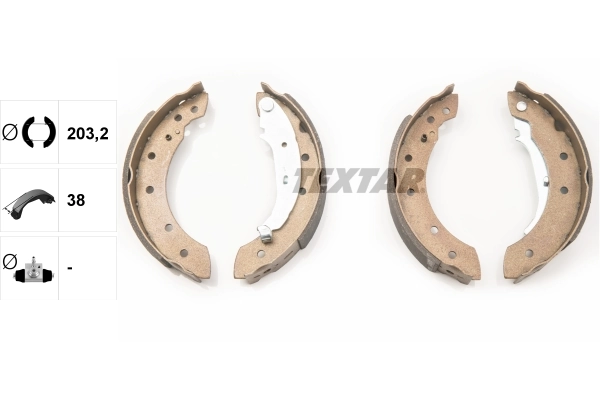 Brake Shoe Set 91048000