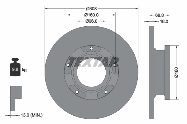 Brake Disc PRO 92273903