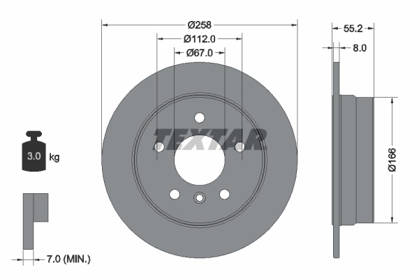 Brake Disc PRO 92099703