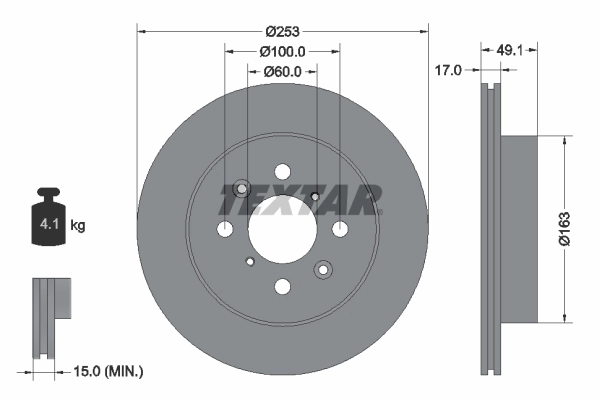 Brake Disc PRO 92135303