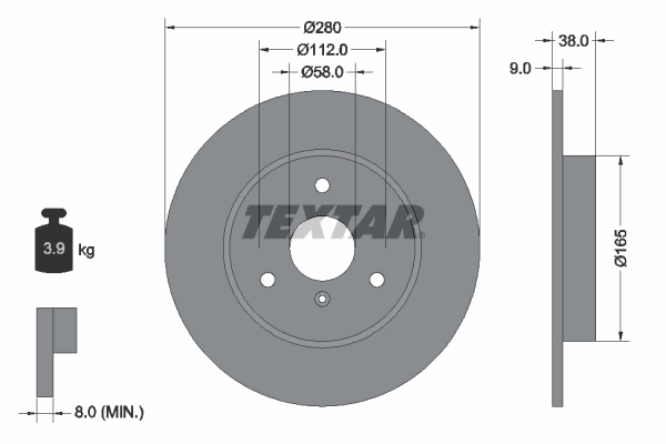 Brake Disc PRO 92097603