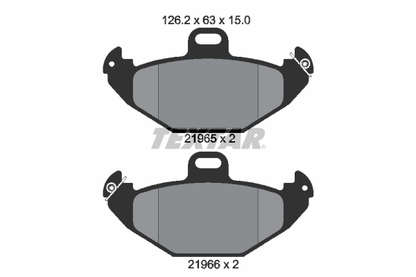 Brake Pad Set, disc brake 2196502