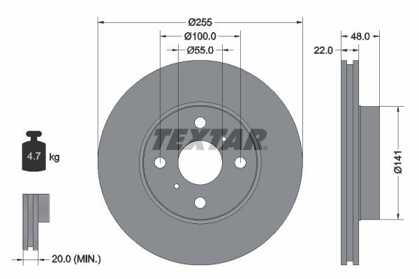 Brake Disc PRO 92077203