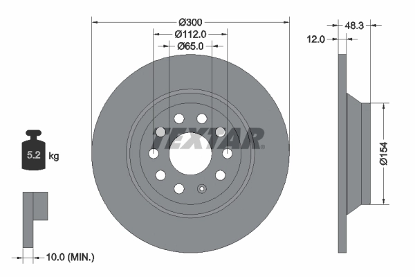 Brake Disc PRO 92255403