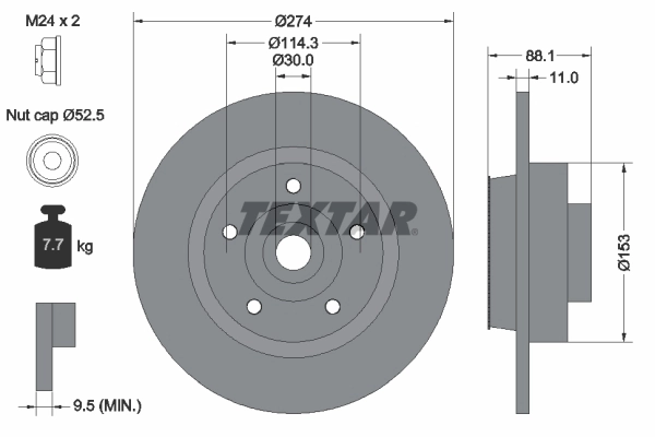 Brake Disc PRO 92232603