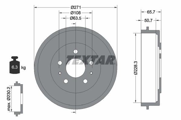 Brake Drum 94027400