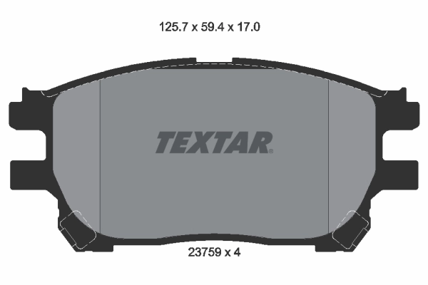 Brake Pad Set, disc brake 2375901