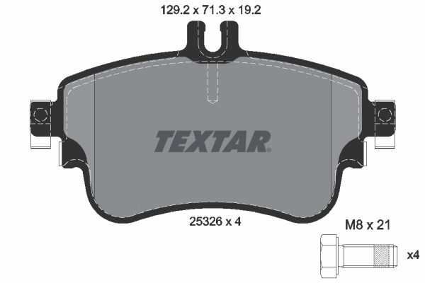 Brake Pad Set, disc brake Q+ 2532601