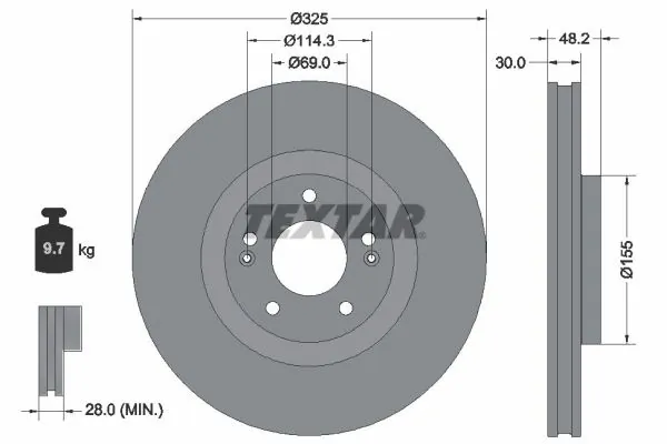 Brake Disc PRO 92341803