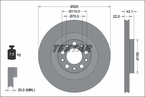 Brake Disc PRO 92337803