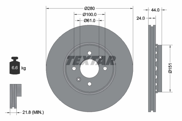 Brake Disc PRO 92254603