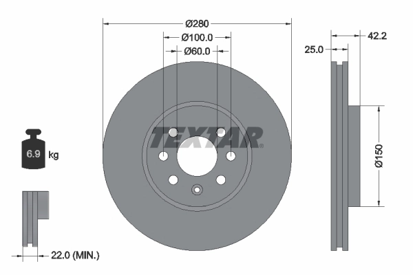 Brake Disc PRO 92124603