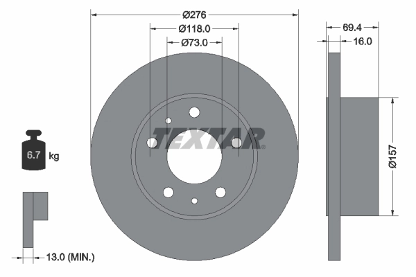 Brake Disc 93104700
