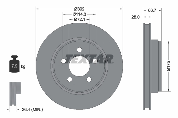 Brake Disc PRO 92203303