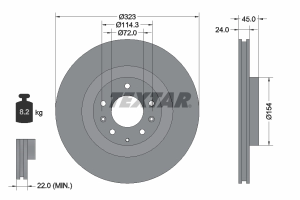 Brake Disc PRO 92174403