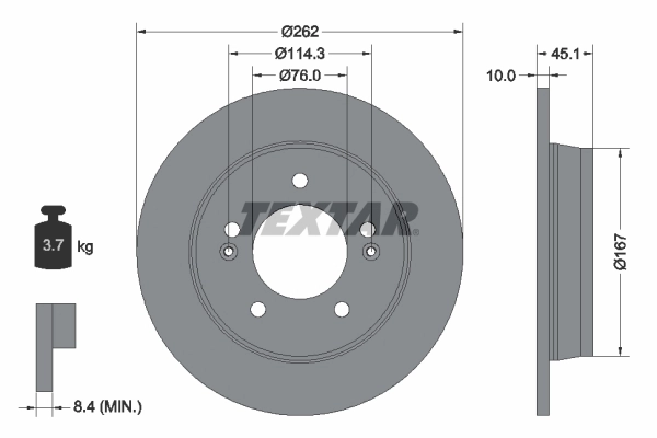 Brake Disc PRO 92240003
