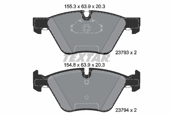 Brake Pad Set, disc brake Q+ 2379301