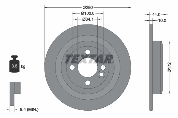 Brake Disc PRO 92234003