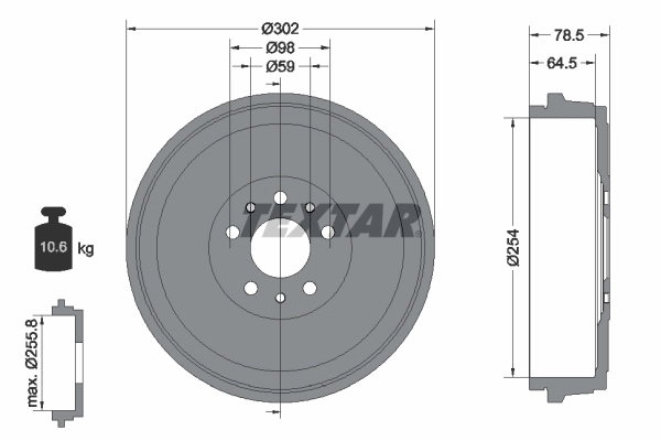 Brake Drum 94045400