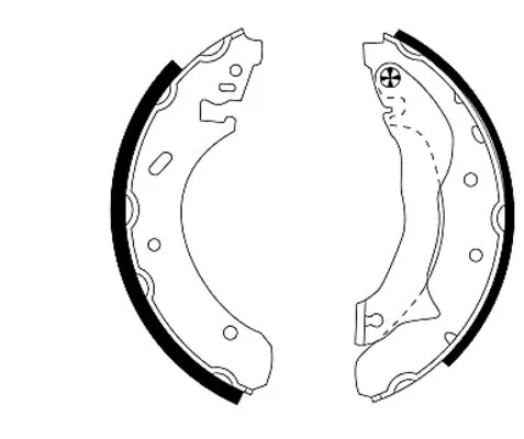 TEXTAR 91046400 Brake Shoe Set