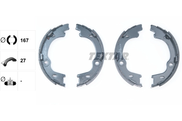 Brake Shoe Set, parking brake 91068100