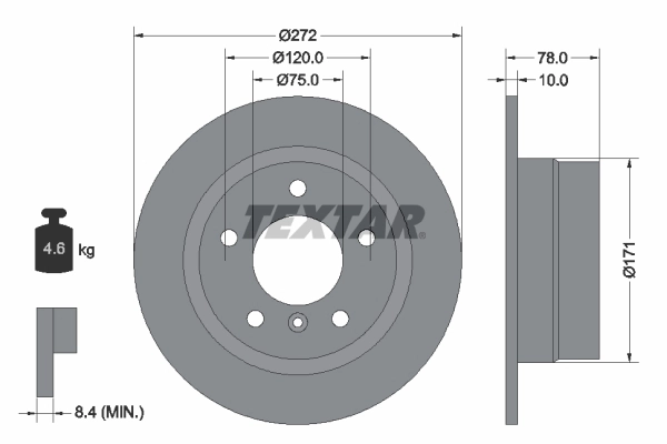 Brake Disc PRO 92072303