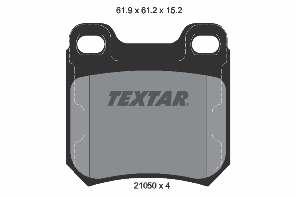 Brake Pad Set, disc brake Q+ 2105002