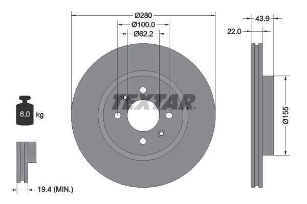 Brake Disc PRO 92239303